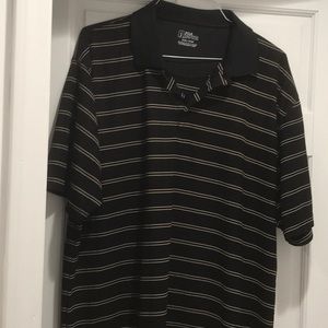 Men’s Black striped PGA tour polo size XXL